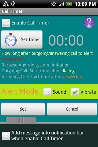 Call Timer (paid version) 1.0