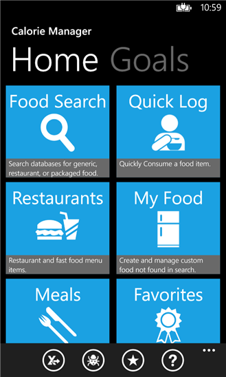 Calorie Manager 1.0.2.0