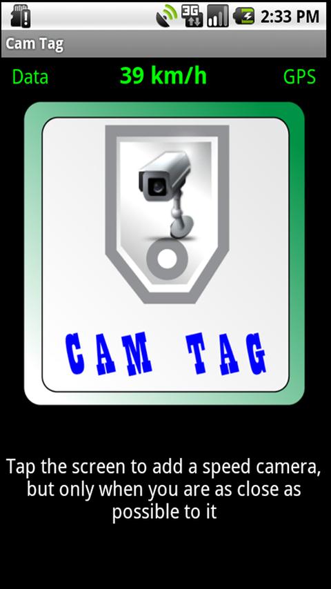 Cam Tag, Speed Camera Warner 1.0
