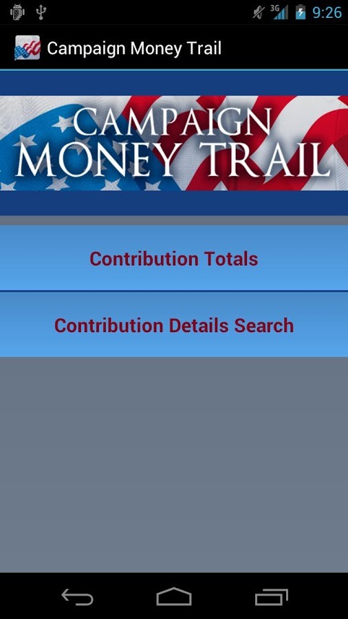 Campaign Money Trail 1.0