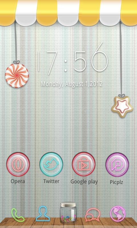 Candy Store GO Launcher Theme 1.2