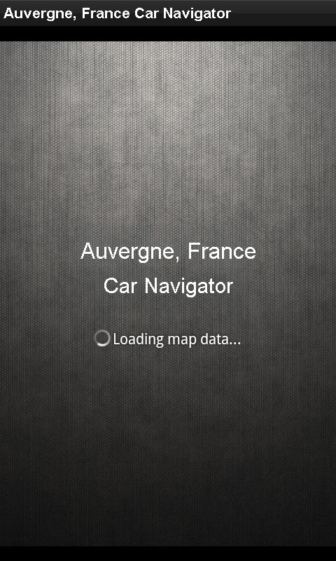 Car Navigator Auvergne, France 1.1