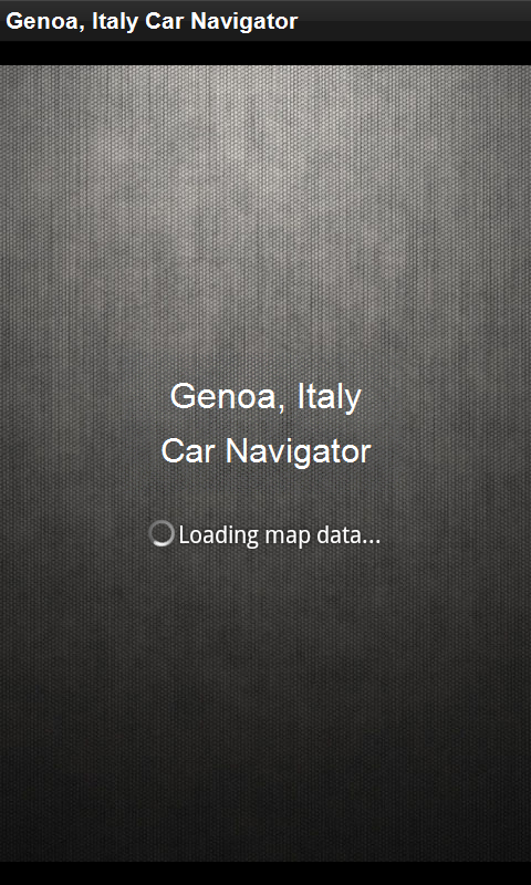 Car Navigator Genoa, Italy 1.1