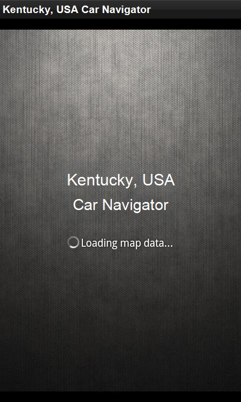 Car Navigator Kentucky, USA 1.1