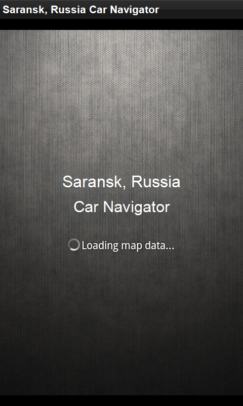 Car Navigator Saransk, Russia 1.1