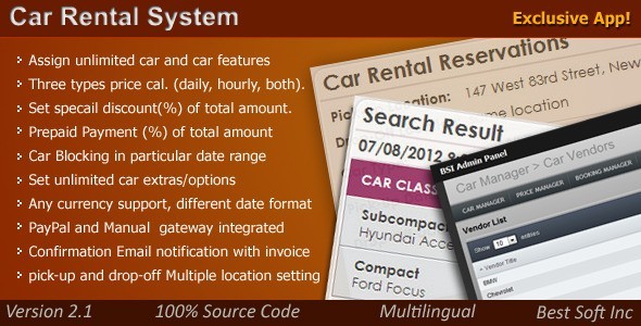 Car Rental System 2.3