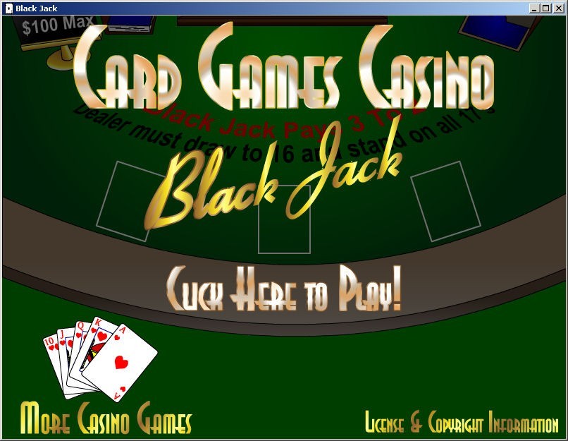 Card Game Casino - Black Jack 1.0
