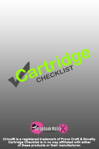 Cartridge Checklist 2.8