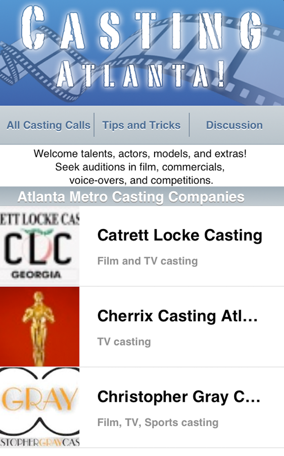 Casting ATL - Atlanta Extras! 1.0