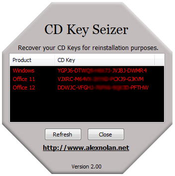 CD Key Seizer 2.01
