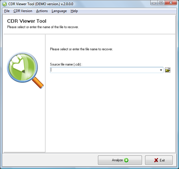 CDR Viewer Tool 2.0.1
