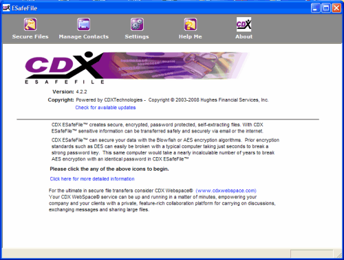 CDX ESafeFile 4.2.3