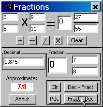 CE Fractions n Decimals 5.3