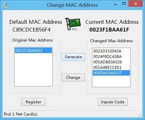 Change MAC Address 1.3