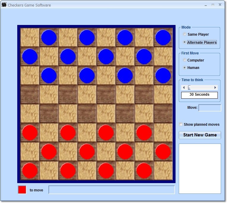Checkers Game Software 7.0