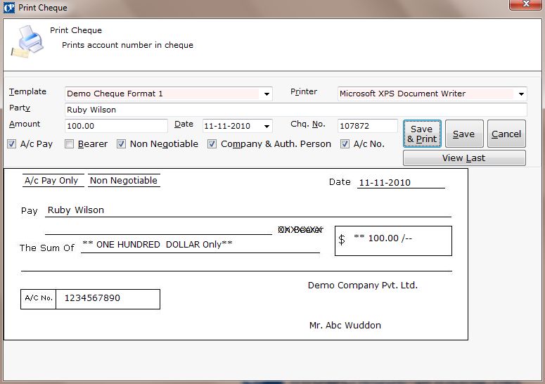 Cheque-Printing.net 2.1