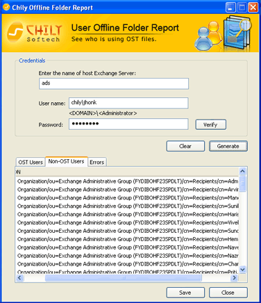 Chily Offline Folder Report 9.09.01