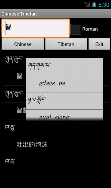 Chinese Tibetan Dictionary 6.1