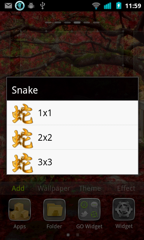 Chinese Zodiac Widget - Snake 1.0