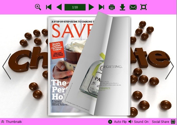 Chocolate Theme for PDF to Flipping Book 1.0