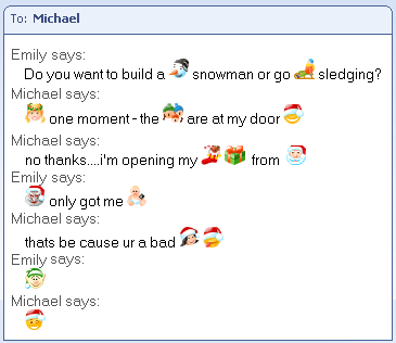 Christmas Emoticons For MSN Messenger 1.3