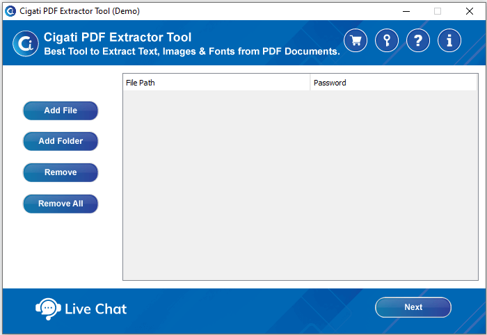 Cigati PDF Extractor Tool 23.1
