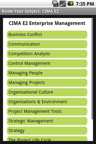 CIMA E2 Enterprise Management 1.0