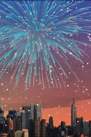 City Fireworks Live Wallpaper 6.19