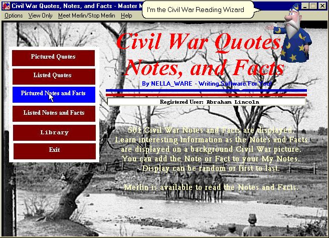 Civil War Quotes, Notes, and Facts 1.0