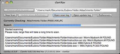 ClamXav 2.3.4 Build 271