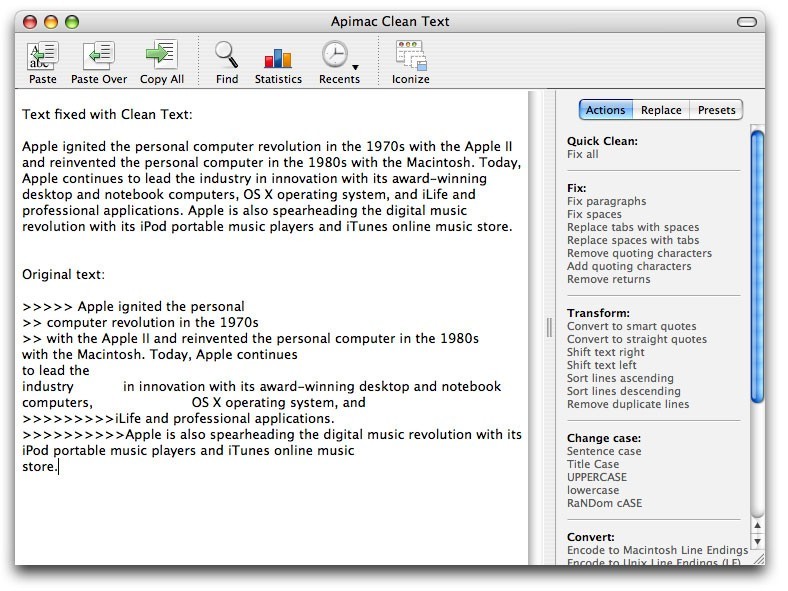 Clean Text for Windows 3.4.1