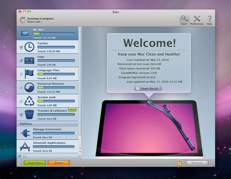 CleanMyMac 1.10.10