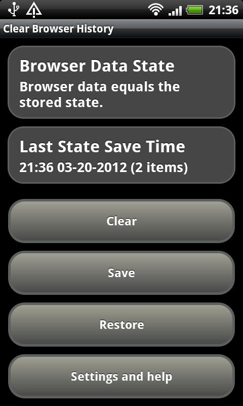 Clear Browser History 1.5