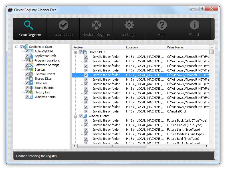 Clever Registry Cleaner Free 4.2.2