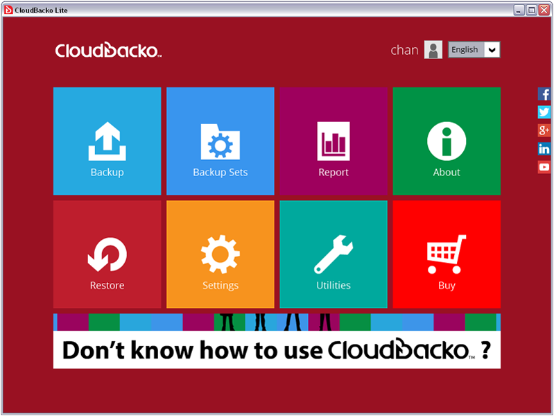 CloudBacko Lite for Mac 1.9.0.0