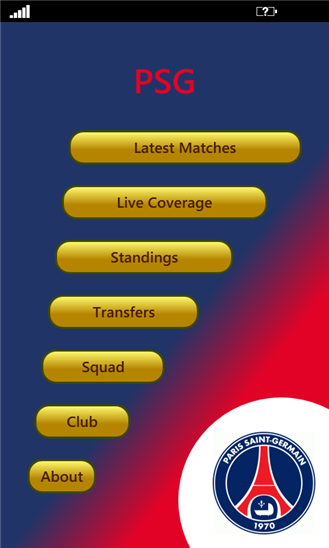 ClubSPORTS PSG 1.0.0.0