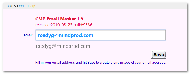 CMP Email Masker 1.9 Build 9436