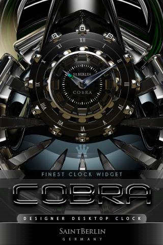 COBRA designer clock widget 2.22