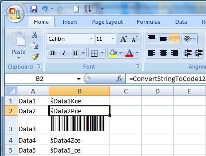 Code 128 Excel Barcode Add In 1.0.1