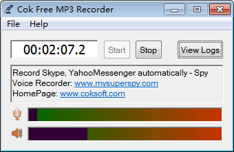 Cok Free MP3 Recorder 2.0