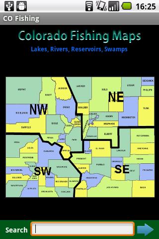 Colorado Fishing Maps - 12.2K 1.2