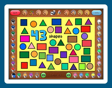 Coloring Book 23: Counting Shapes 1.00.00