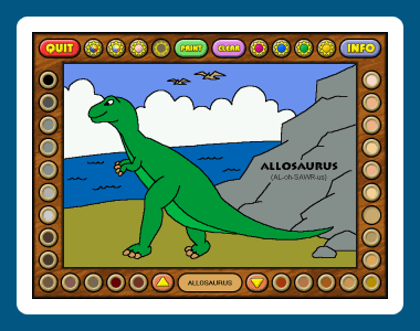 Coloring Book 2: Dinosaurs 4.22.03