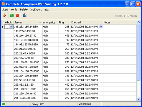 Complete Anonymous Web Surfing 3.3