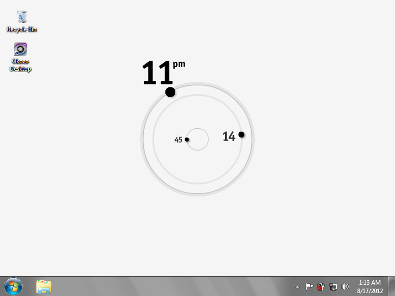 Concept Desktop Clock Wallpaper 3 1.0.0
