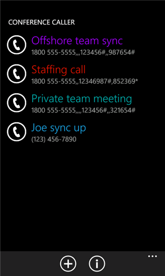 Conference Caller 1.1.0.0