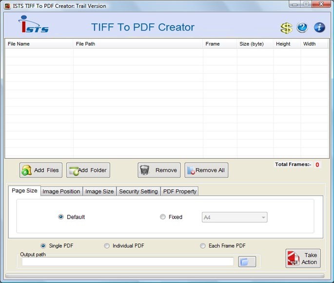 Convert TIFF Files to PDF 2.8.0.4