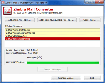 Convert Zimbra to PST 2.0