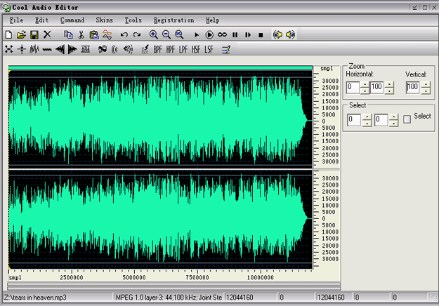 Cool Audio Editor 3.25