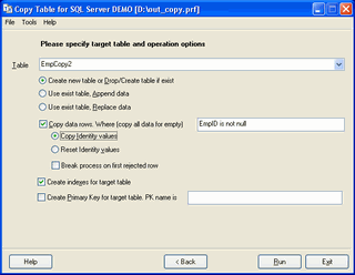 Copy Table for SQL Server 1.04.20